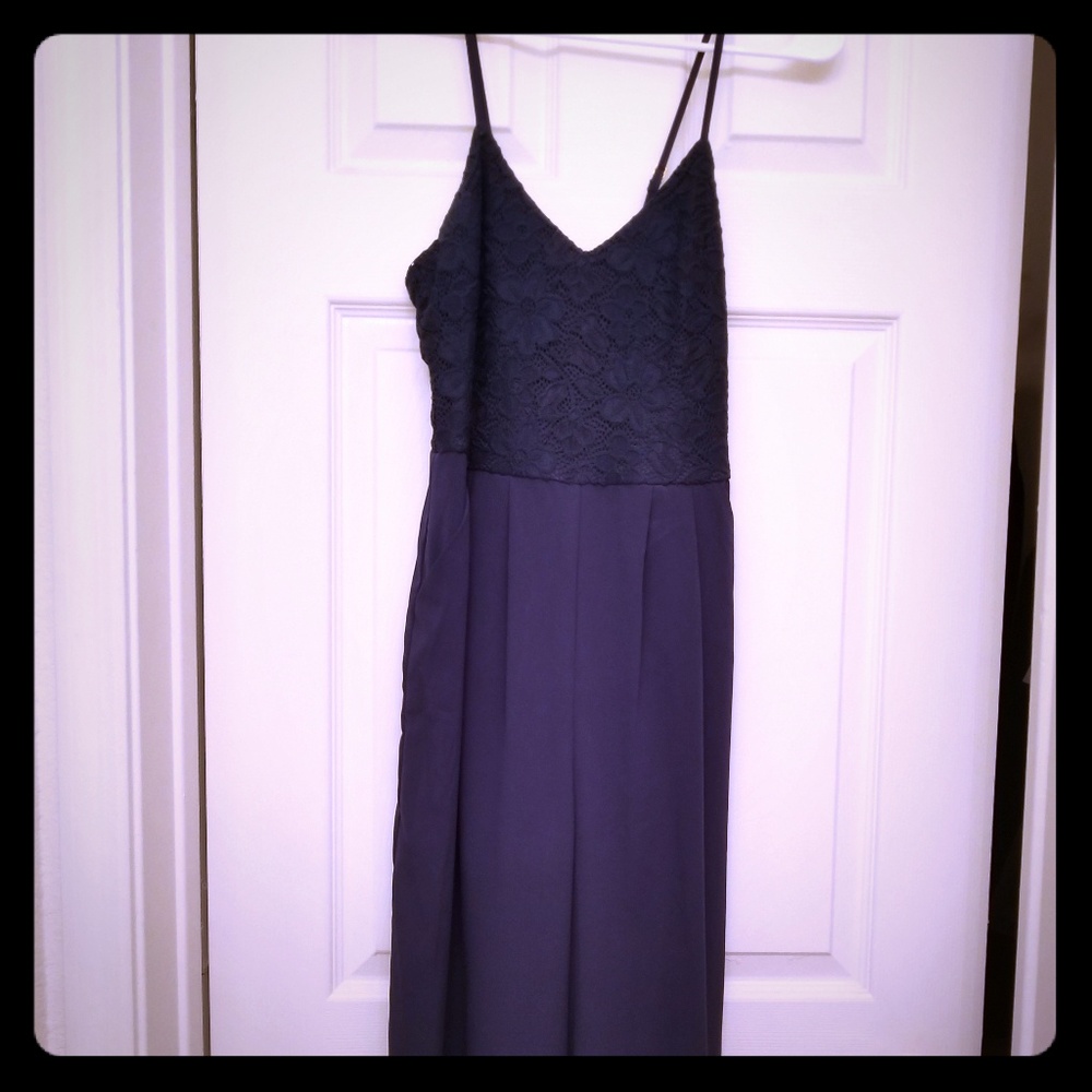 Dark navy blue jumpsuit